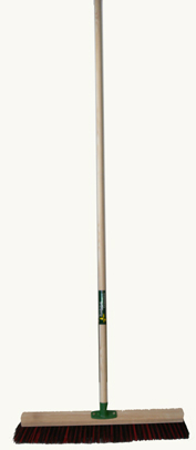 Golvdammborste,tagel/plasava 600mm. kompl.