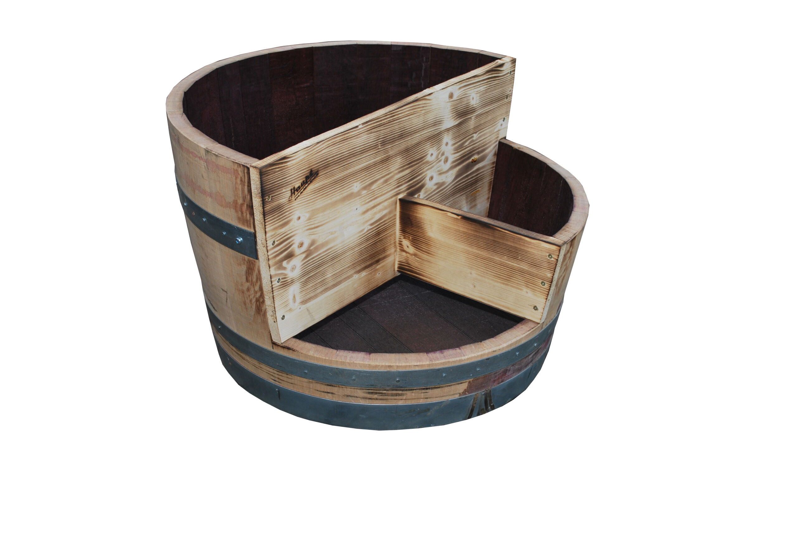 Ekfat med 3 planterinsavdelningar